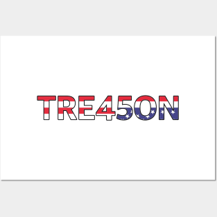 Treason Trump Posters and Art